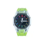 CASIO Часы Men Liquid Crystal/Analog Dual Display Series 48.5mm Black Watch - фото