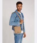 Сумка через плечо мужская Calvin Klein Jeans Essentials текстильная с монограммой, бежевый - фото 2