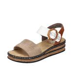 Сандалии Rieker, пятнистый бежевый - фото