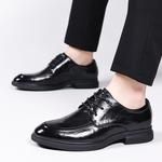 Черные туфли Dress Shoes Men's Black SHUPATE, однослойные - фото 3