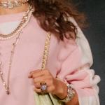 Платье женское Chanel с длинными рукавами, розовый - фото 5