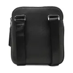 Сумка мужская Armani Exchange с логотипами бренда, черный - фото 2