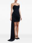 POST MERIDIEM платье мини с корсетом, черный - фото 3