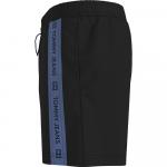 Шорты для плавания Tommy Jeans Medium Side Tape Swimming Shorts, черный - фото 4