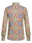 Рубашка с графичным принтом ETRO, синий - фото 6