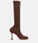 Ботфорты Veneda 95 Amina Muaddi, Coffee - фото 4