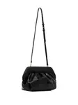 Сумка-клатч с драпировкой Themoirè, черный - фото 2