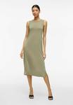 Платье VILA VIMODALA O NECK MIDI, Oil Green/Green - фото 2