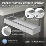 Полотенцедержатель, серебряный - фото 6