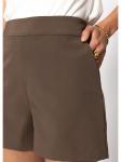 Тканевые шорты SASSYCLASSY, серо-коричневый - фото 5