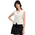 FILA Женский белый жилет, White IV - фото 4