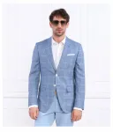 Элегантная куртка h-hutson-231 Slim fit Boss, синий - фото 3
