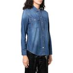 Футболка женская синяя ARMANI EXCHANGE - фото 3