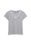 Футболка Superdry & Co STUDIOS SCOOP NECK, Optic Navy Stripe/White - фото 5