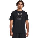 Футболка u.a. m branded gel stack ss Under Armour, черный - фото 3