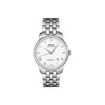 MIDO Часы Men's Baroncelli Watch, White Dial Silver Strap - фото