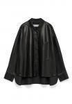 Блуза ADOLFO DOMINGUEZ Button-down blouse, Black - фото 6