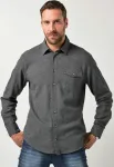 Рубашка с длинными рукавами Jp1880, Grey - фото