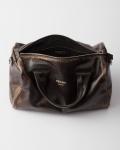 Малая дорожная сумка из наппы Prada, темно-коричневый - фото 5