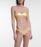 Плавки-бикини Vienna Melissa Odabash, Gold Ribbed - фото 2
