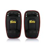 Пэды Fairtex Microfiber Curved Kick Pads - Small, черный - фото 8