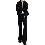 COMOWA повседневные брюки унисекс, Черный - фото