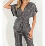 Топ Trinity Holiday из серебряной фольги Veronica M - фото