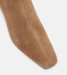 Ботильоны Georgia T Monogram из замши Tory Burch, River Rock - фото 5