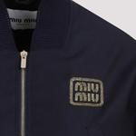 Куртка женская темно-синяя Miu Miu - фото 3