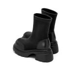 Ботинки на щиколотку 6,5 см женские ST&SAT, хаки - фото 7