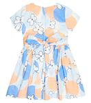 Платье из принтованного хлопка Morley, Bleu - фото 4