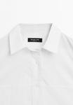 Блуза Massimo Dutti OXFORD COLLAR LONG SLEEVE, White - фото 10