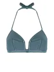 Топ бикини с треугольными чашками ERES, синий - фото 2