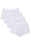 Брюки 4 PACK BASIC + MAXI SLIP Sloggi, белый - фото 3