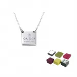 GUCCI 925 Sterling Silver Necklaces Unisex Silver - фото