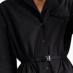 Платье с длинными рукавами женское черное Prada - фото 4