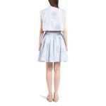 Рубашка женская небесно-голубая Prada - фото 3