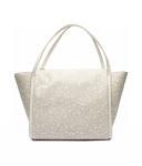 Сумка шоппер Tous Kaos mini lines с принтом, бежевый - фото