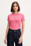 Футболка Guess Jeans, розовый - фото