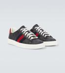 Кроссовки Ace GG Gucci, Black/Brb/Hi.Red - фото 5