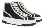 Кроссовки gg blooms high-top sneakers 'black white' Gucci, черный - фото 2