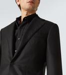 Кашемировый блейзер Thom Sweeney, черный - фото 5