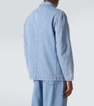 Джинсовая рубашка Dries Van Noten, светло-синий - фото 4