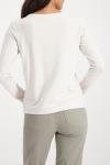 Monari Лонгслив в натуральном белом цвете - фото 3