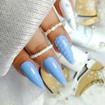 Гибридный лак 96. Blanca Isabellenails Blue Sky Blue Beautiona - фото 2