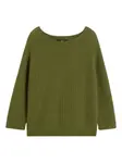 Ребристый свитер Weekend Max Mara, зеленый - фото