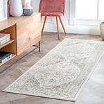 nuLOOM Tanith Vintage Medallion ковер-дорожка 77 x 366 см,, Cream - фото