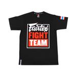 Футболка Fairtex T-Shirt Fight Team, черный/синий - фото 4