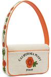 Сумка Tommy с бисером Staud, цвет california poppy - фото 3