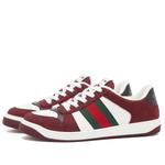 Кроссовки из парусины Screener Gucci, красный - фото 2